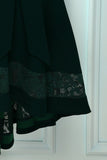 Dark Green High Low Dress