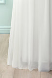 Ivory Long Bridesmaid Dress