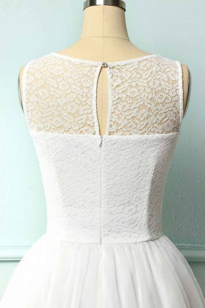 Load image into Gallery viewer, White Lace Graduation