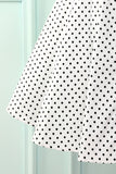 Faked Two Piece Dots Dress