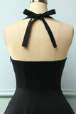 Black 50s Rockabilly Pin Up Dress