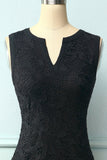 Black Floral Lace Dress