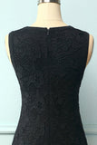 Black Floral Lace Dress