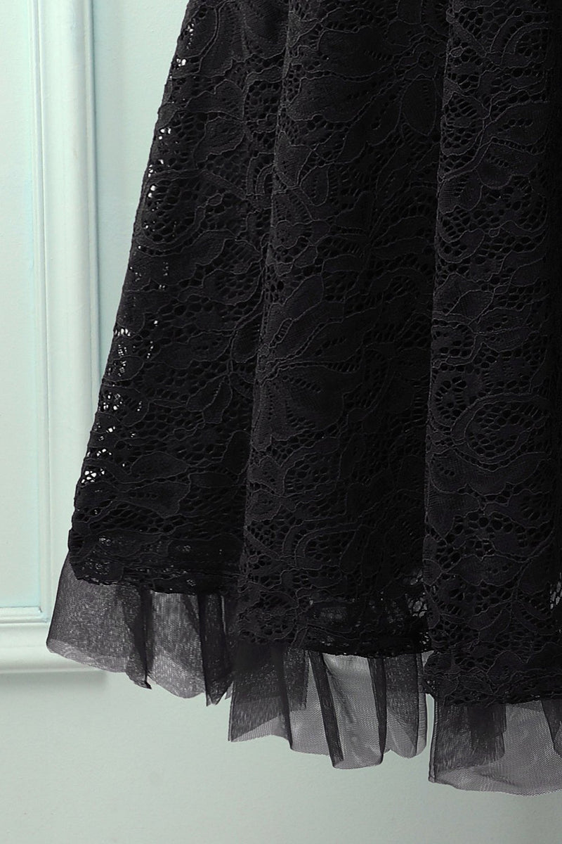 Load image into Gallery viewer, Lace Black Formal Dress