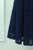 Load image into Gallery viewer, Navy Halter Lace Midi