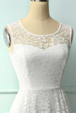 White Midi Lace Dress