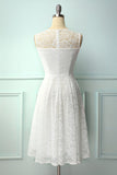 White Midi Lace Dress