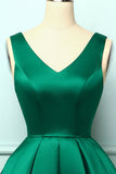 Satin Green Ball Dress