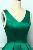 Satin Green Ball Dress