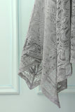 Asymmetrical Grey V-neck Lace Dress