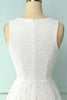 Load image into Gallery viewer, Asymmetrical White V-neck Lace Dress