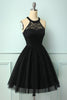 Load image into Gallery viewer, Black Short Party Dress