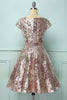 Load image into Gallery viewer, Flower Floral Satin Dress