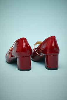 NEW!! Ultra-Comfort Suede High Heels with Stabilization - Ruby Red –  Hawaiian Jellys