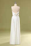 Mermaid White Long Prom Dress