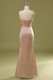 Champagne Satin Dress