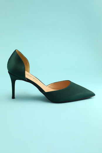 Dark Green Stiletto Heels