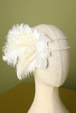 1920s Feather Sequin Flapper Headband