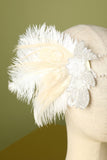 1920s Feather Sequin Flapper Headband