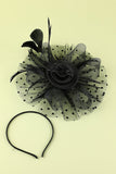 1920s Feather Tulle Headband