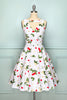 Load image into Gallery viewer, White Cherry Dress