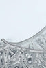 Load image into Gallery viewer, Grey Sequin Glitter 1920s Cape