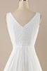 Load image into Gallery viewer, White Lace Chiffon Vintage Dress
