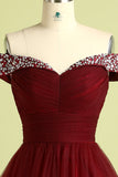 Burgundy Ball Gown