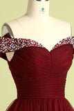 Burgundy Ball Gown