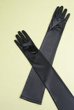 Black 1920s Party Gloves