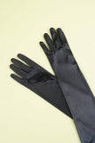 Black 1920s Party Gloves