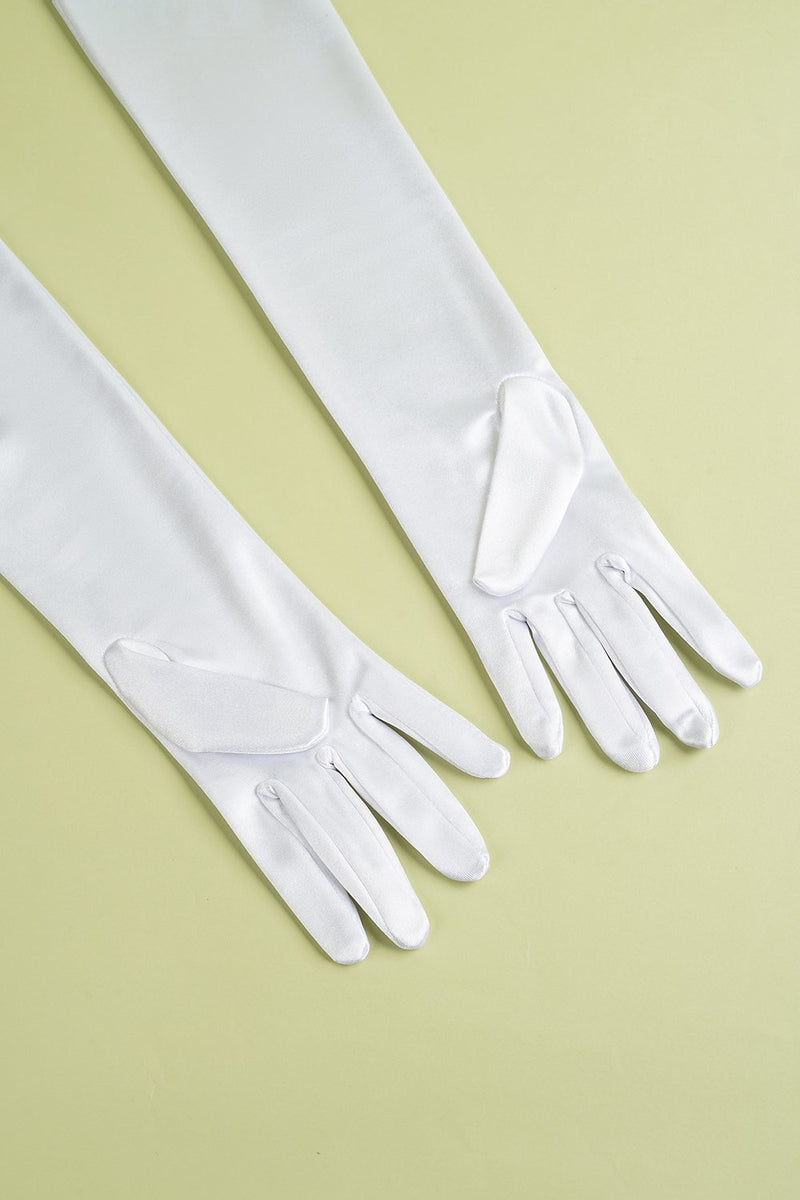 Load image into Gallery viewer, Black 1920s Party Gloves