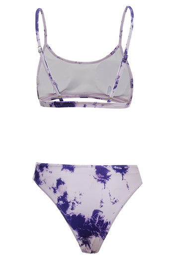 New Tie Dye Gradient Swimsuit