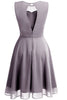 Load image into Gallery viewer, Burgundy Vintage Dress with Keyhole