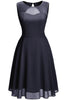Load image into Gallery viewer, Burgundy Vintage Dress with Keyhole