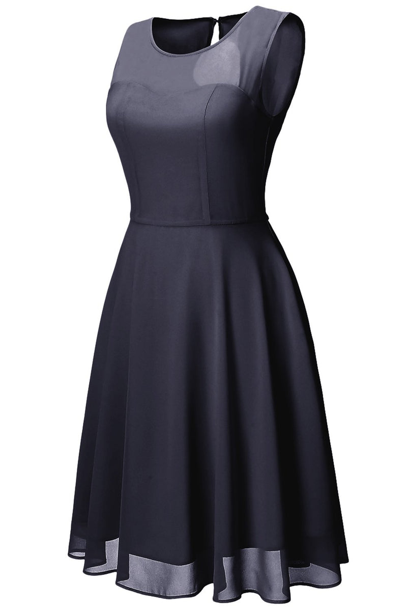 Load image into Gallery viewer, Burgundy Vintage Dress with Keyhole