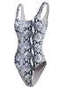 Load image into Gallery viewer, Grey Leopard Printed Swimsuits