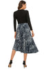 Load image into Gallery viewer, Brown Midi Asymmetrical Loepard Skirt