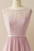 Load image into Gallery viewer, Blush Long Chiffon &amp; Lace Formal Dress