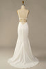 Load image into Gallery viewer, White Mermaid Long Wedding Dress
