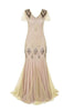 Load image into Gallery viewer, Pink 1920s Sequins Flapper Dress