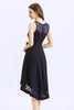 Load image into Gallery viewer, Asymmetrical Navy Dress