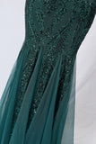 Mermaid One Shoulder Prom Dress with Appliques