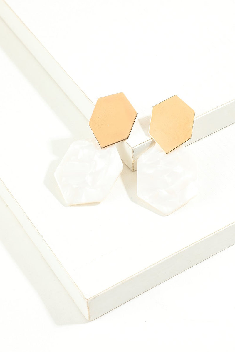 Load image into Gallery viewer, Geometry floral Earrings