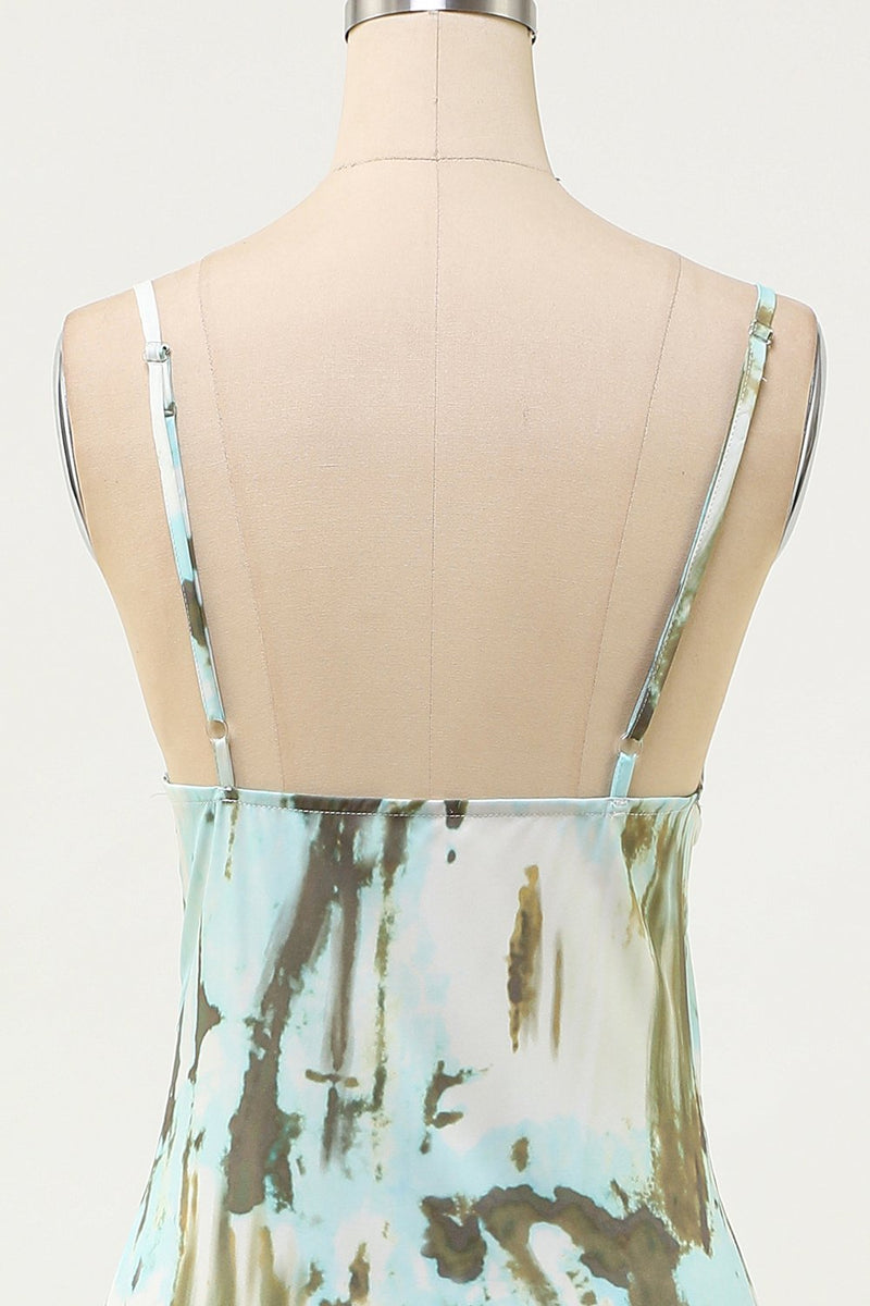 Load image into Gallery viewer, Tie Dye Printed Suspender Dress