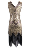 Glitter Fringe 1920s Flapper Dress