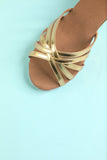 Women's Gold Sandals