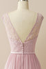 Load image into Gallery viewer, Blush Long Chiffon &amp; Lace Formal Dress