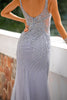 Load image into Gallery viewer, Mermaid Illusion Neck Prom Dress
