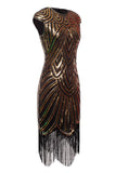 Gatsby Glitter Fringe 1920s Dress